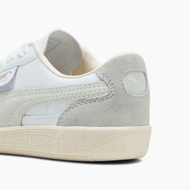 Puma Palermo leren Wit/Grijs/Rood (397276-02)