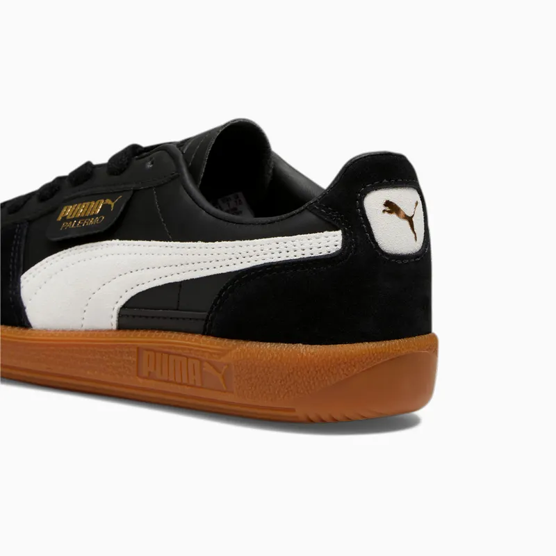Puma Palermo leren Grijs/Zwart (397647-03)
