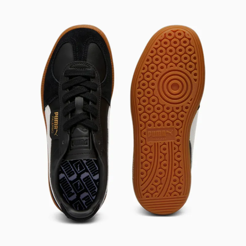 Puma Palermo leren Grijs/Zwart (397647-03)
