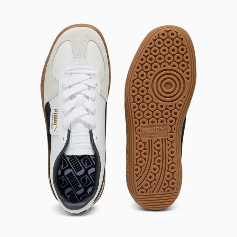 Puma Palermo leren Wit/Grijs (397647-01)