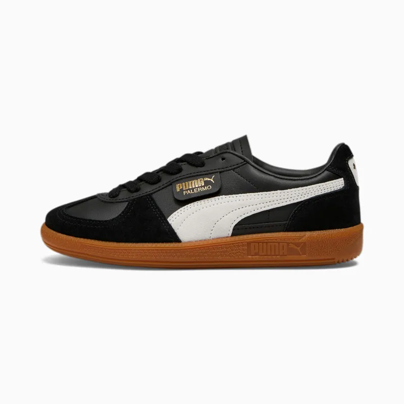 Puma Palermo leren Grijs/Zwart (397647-03)