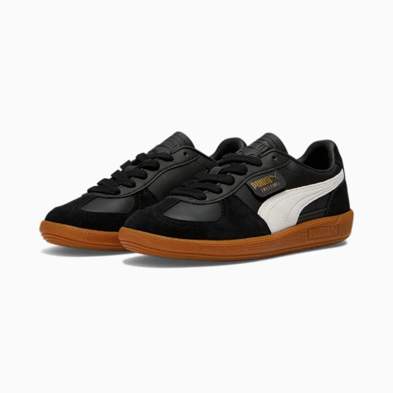 Puma Palermo leren Grijs/Zwart (397647-03)