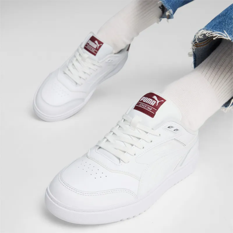 Puma Doublecourt Wit/Rood (393284-15)