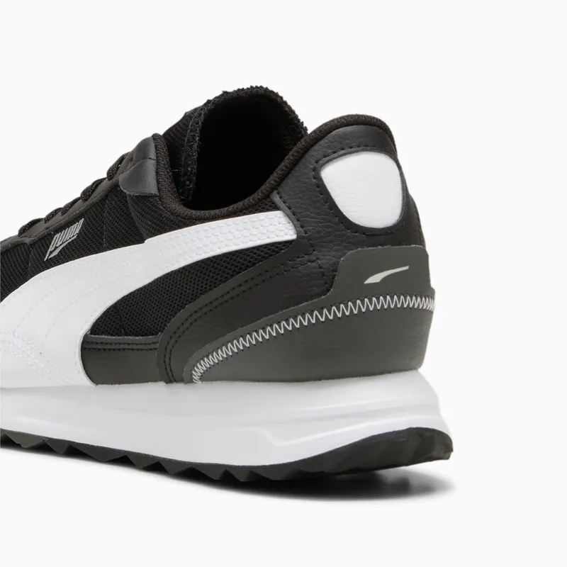 Puma Road Rider leren Wit/Zwart (397432-04)