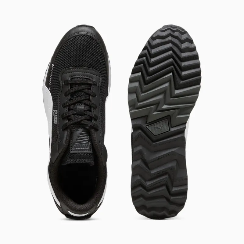 Puma Road Rider leren Wit/Zwart (397432-04)