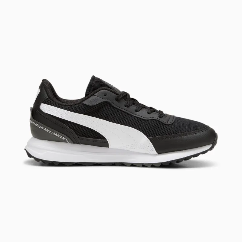Puma Road Rider leren Wit/Zwart (397432-04)