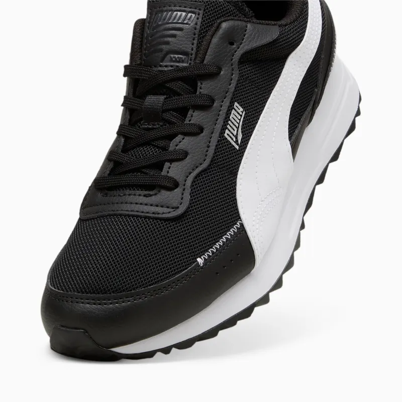 Puma Road Rider leren Wit/Zwart (397432-04)