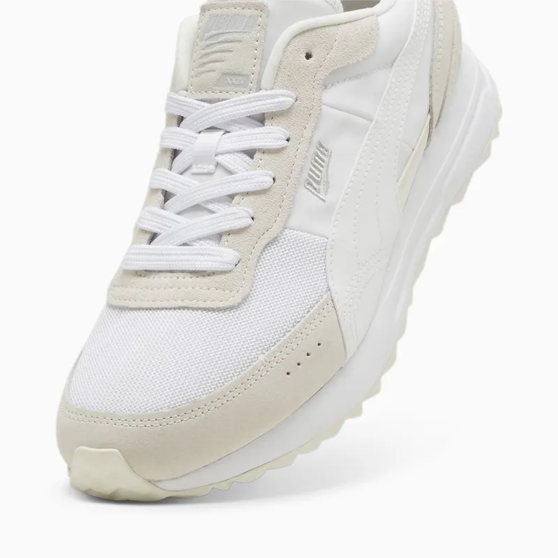 Puma Road Rider van suède Wit/Grijs (397377-05)