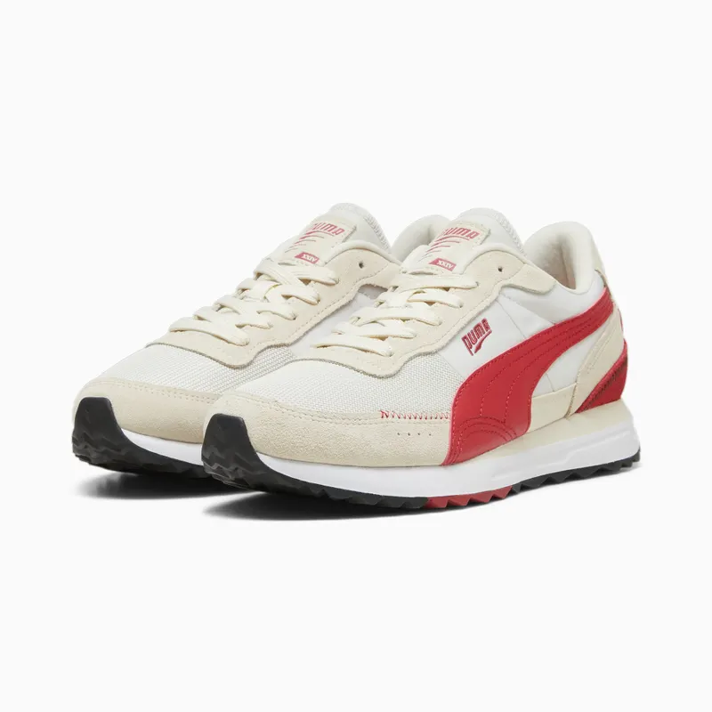 Puma Road Rider van suède Grijs/Rood (397377-06)
