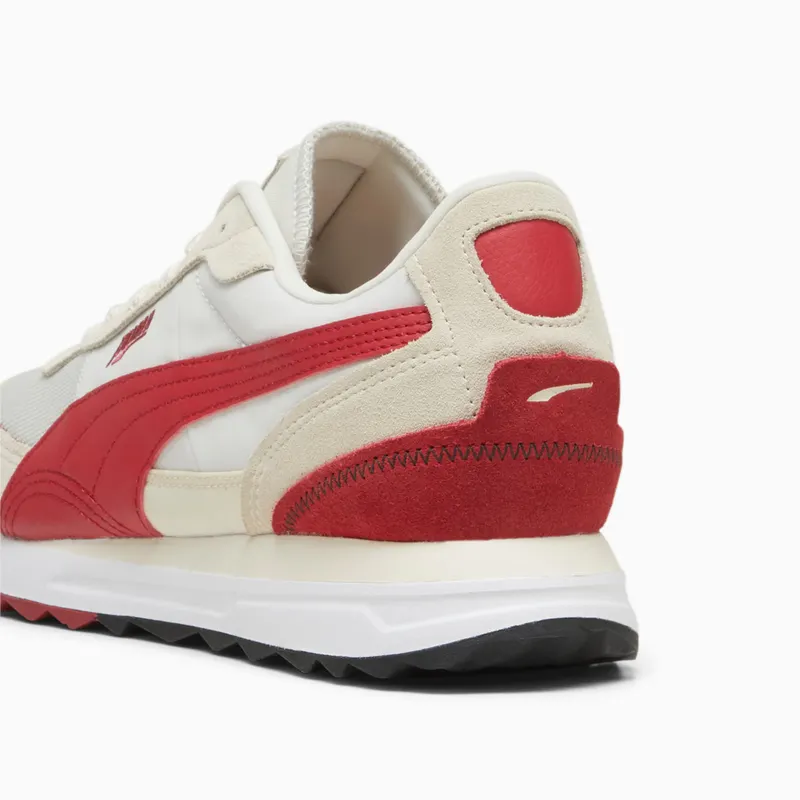 Puma Road Rider van suède Grijs/Rood (397377-06)