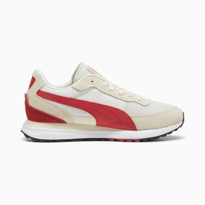 Puma Road Rider van suède Grijs/Rood (397377-06)