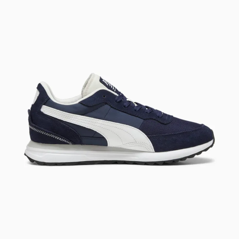 Puma Road Rider van suède Wit/Blauw (397377-07)
