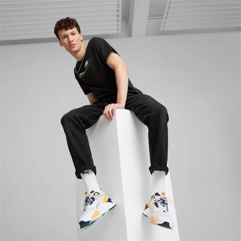Puma RS-X Effect zomersneakers Wit/Zilver (395938-01)