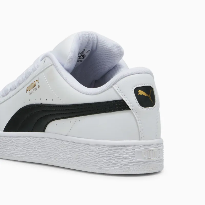 Puma Suede XL leren uniseks Wit/Zwart (397255-02)