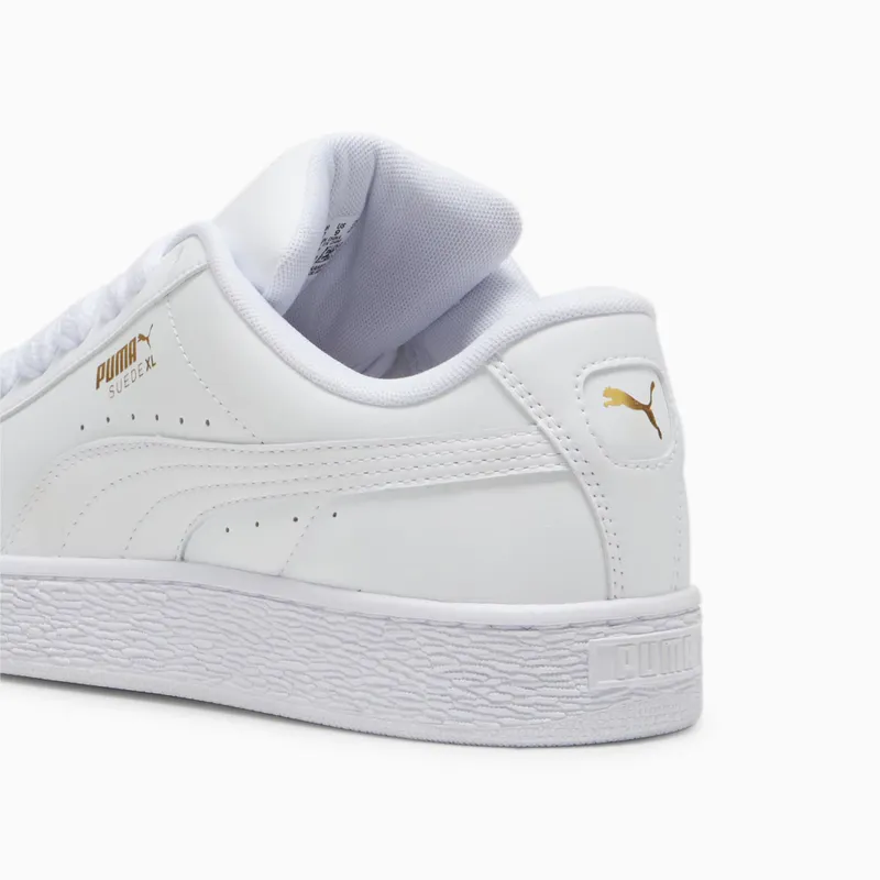 Puma Suede XL leren uniseks Wit/Grijs (397255-01)