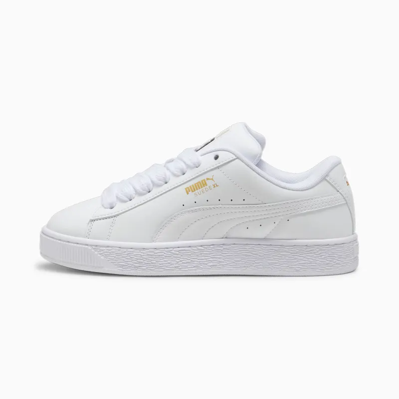 Puma Suede XL leren uniseks Wit/Grijs (397255-01)