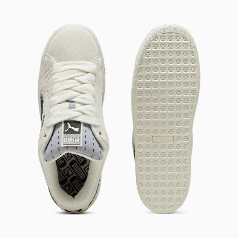 Puma Suede XL Skate uniseks Grijs/Wit (395777-02)