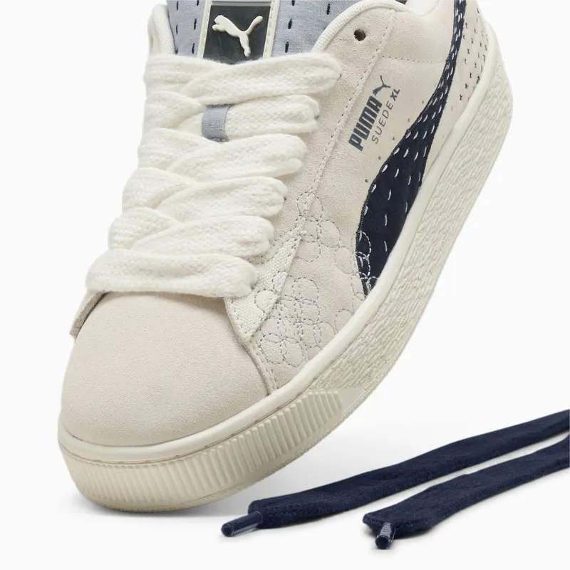 Puma Suede XL Skate uniseks Grijs/Wit (395777-02)