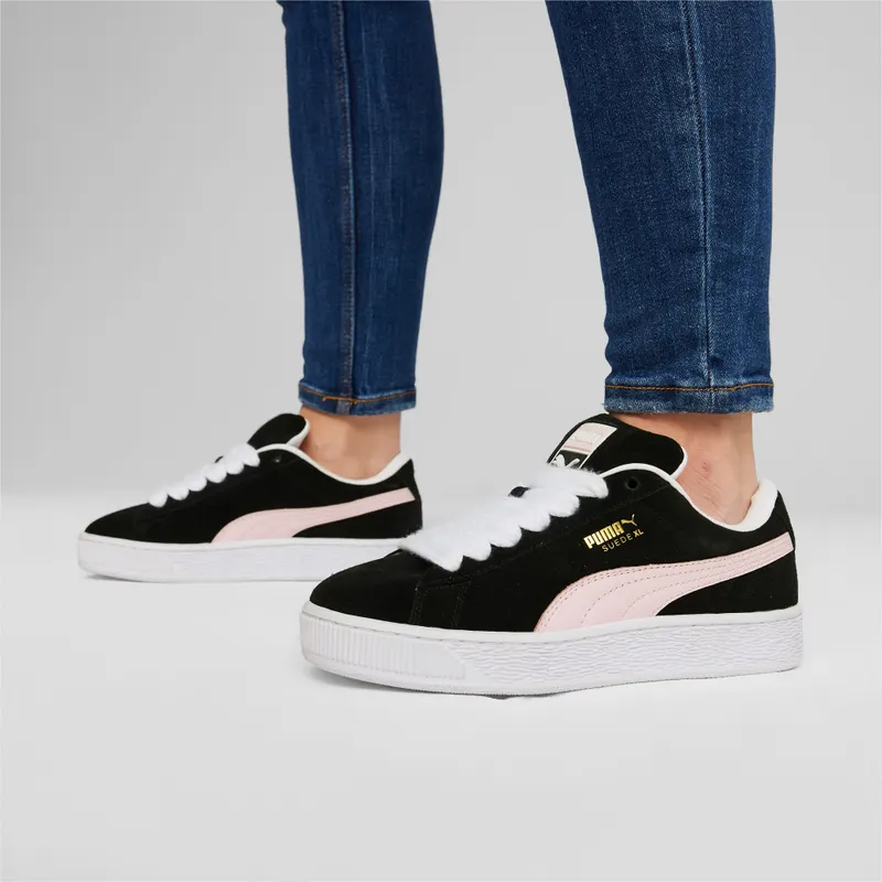 Puma Suede XL uniseks Wit/Roze/Zwart (395205-04)