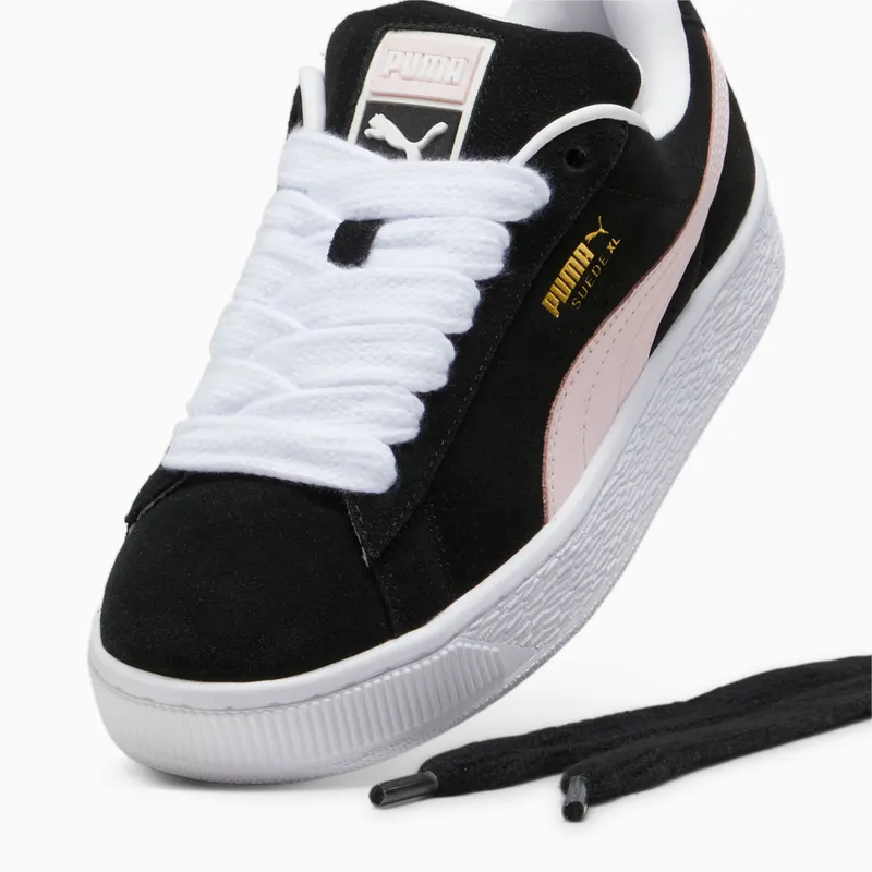 Puma Suede XL uniseks Wit/Roze/Zwart (395205-04)
