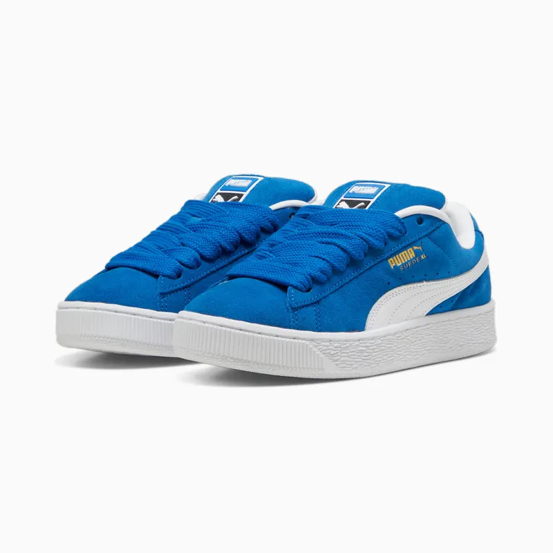 Puma Suede XL Wit/Blauw (397648-01)