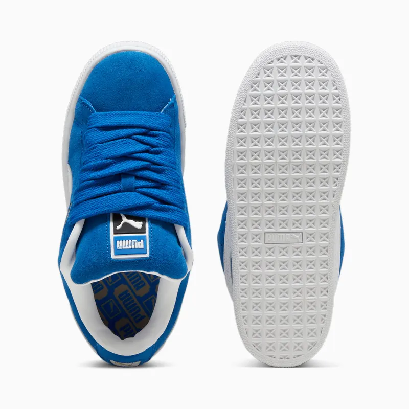Puma Suede XL Wit/Blauw (397648-01)