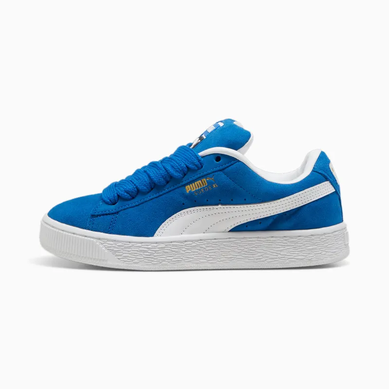Puma Suede XL Wit/Blauw (397648-01)
