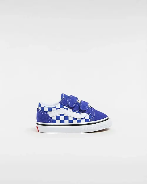 VANS Old Skool Checkerboard Blauw (VN0009RCCG4)