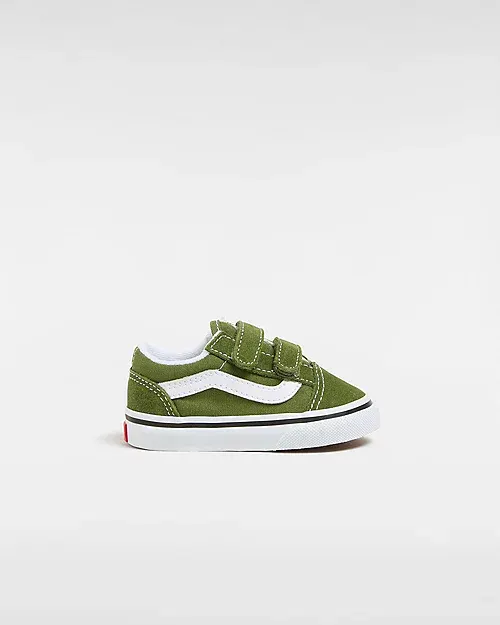 VANS Old Skool Met Klittenband Groen (VN000CPZCIB)
