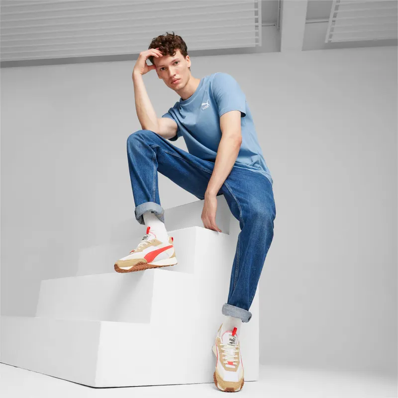 Puma Blktop Rider Preppy Wit/Rood (395875-01)