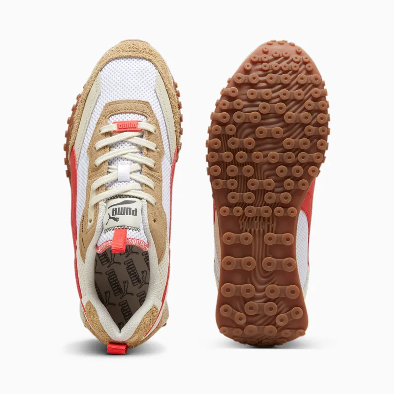 Puma Blktop Rider Preppy Wit/Rood (395875-01)