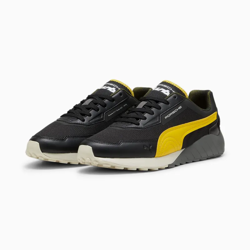Puma Porsche Legacy SPEEDFUSION raceschoenen Geel/Zwart (307778-04)