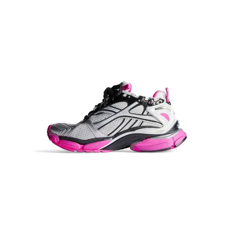 Balenciaga Runner Sneaker Silver / Black / Neon-pink (772767W3RBW9155)