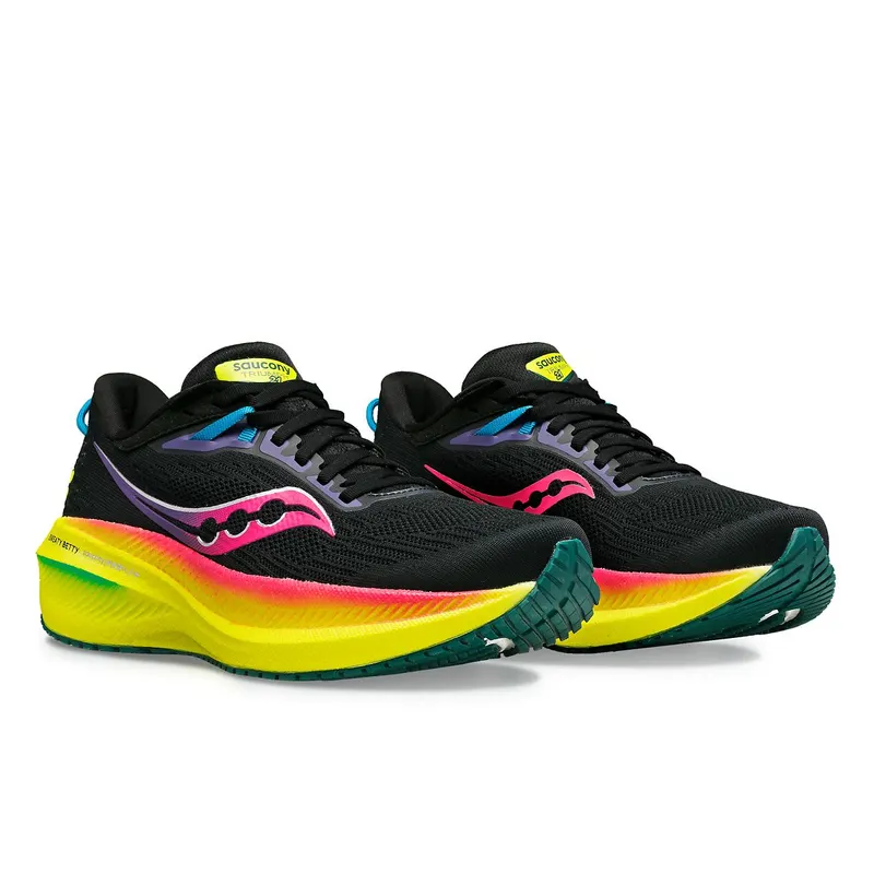 Saucony Saucony X Sweaty Betty Triumph 21 Black / Pink / Citron (S10881-70)