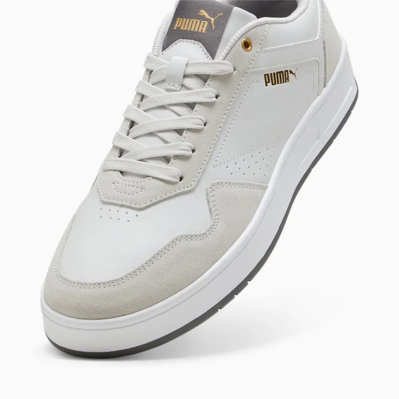 Puma Court Classic Suede Grijs/Goud (397264-03)