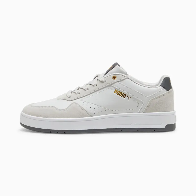 Puma Court Classic Suede Grijs/Goud (397264-03)