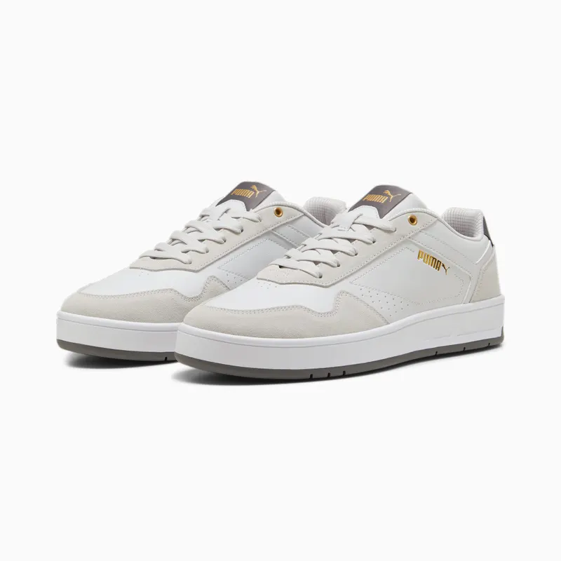 Puma Court Classic Suede Grijs/Goud (397264-03)