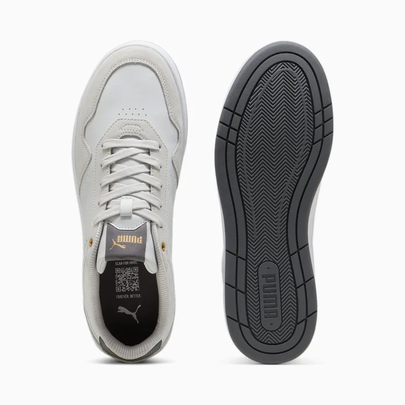 Puma Court Classic Suede Grijs/Goud (397264-03)