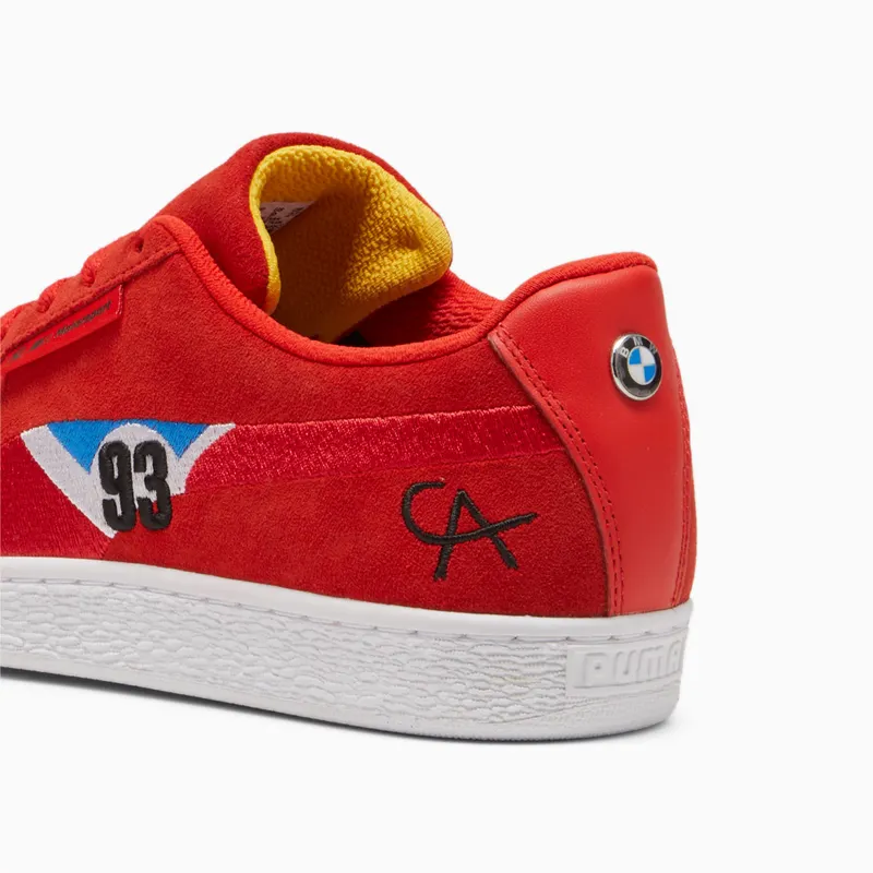 Puma BMW M Motorsport Suede Calder Rood/Geel (308184-01)