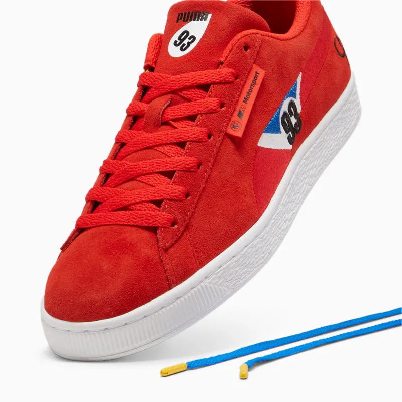 Puma BMW M Motorsport Suede Calder Rood/Geel (308184-01)