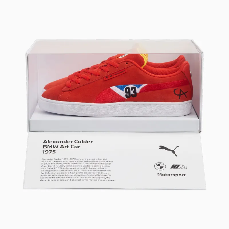 Puma BMW M Motorsport Suede Calder Rood/Geel (308184-01)