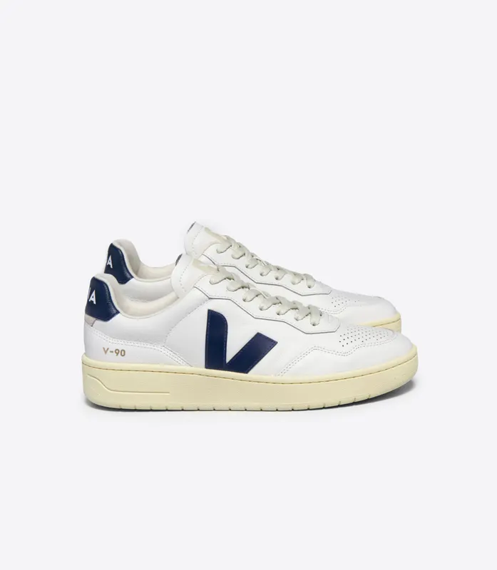 Veja V-90 LEATHER WHITE NAUTICO (VD2003656A)
