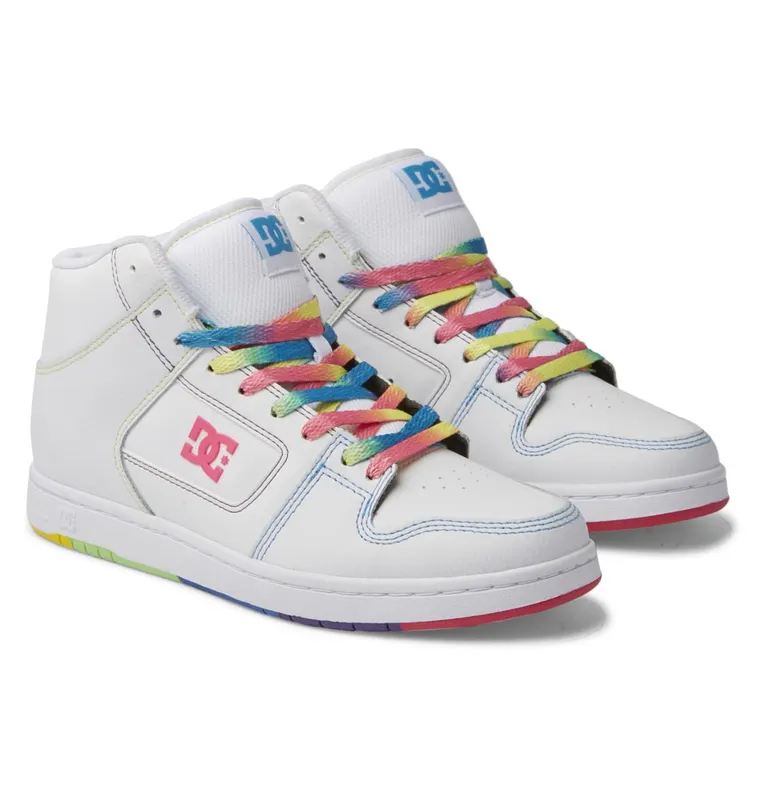 DC Shoes Manteca 4 Hi white/rainbow (ADJS100164-TRW)
