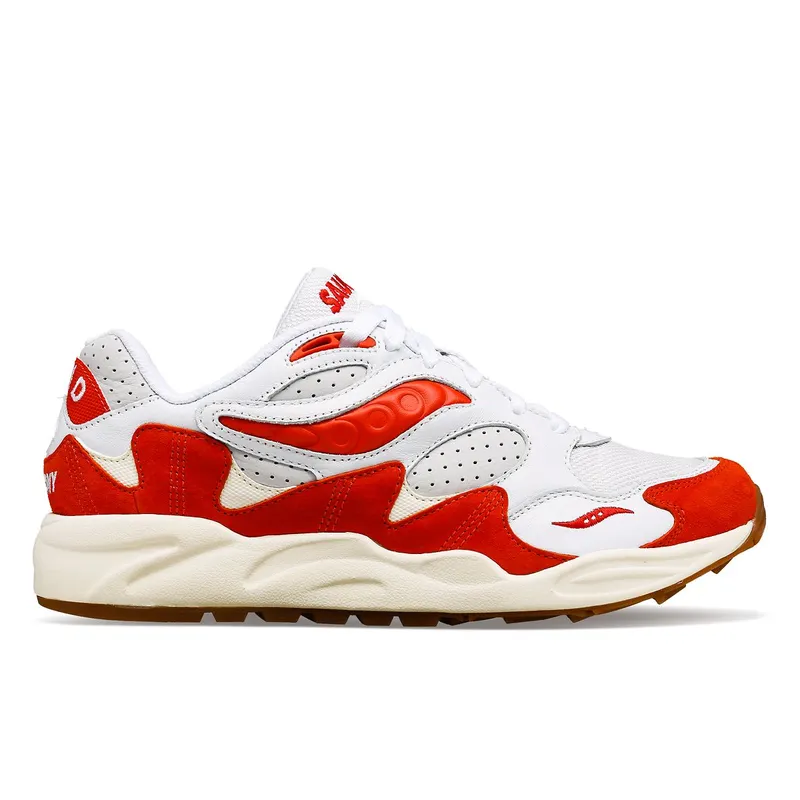 Saucony Grid Shadow 2 Ivy Prep White / Red (S70813-2)
