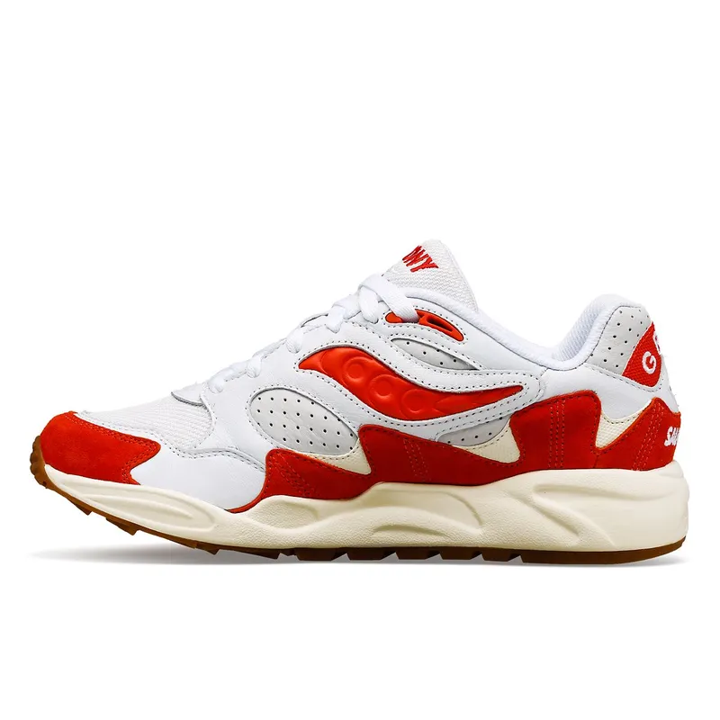 Saucony Grid Shadow 2 Ivy Prep White / Red (S70813-2)
