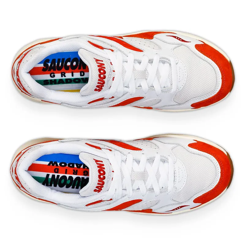 Saucony Grid Shadow 2 Ivy Prep White / Red (S70813-2)