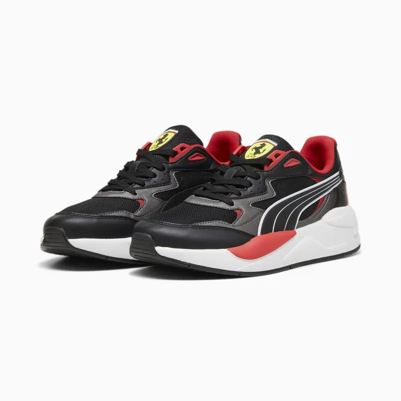 Puma Scuderia Ferrari X-Ray Speed Zilver/Zwart/Rood (308061-01)