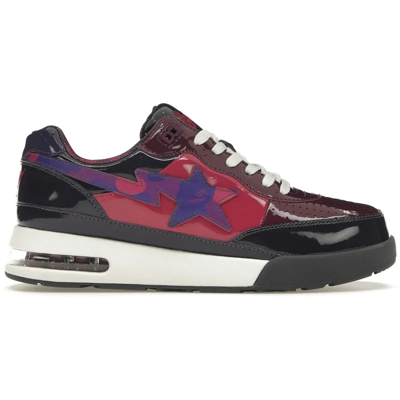 A Bathing Ape Bape Road Sta Patent Leather Purple (2022) (1I80191003)