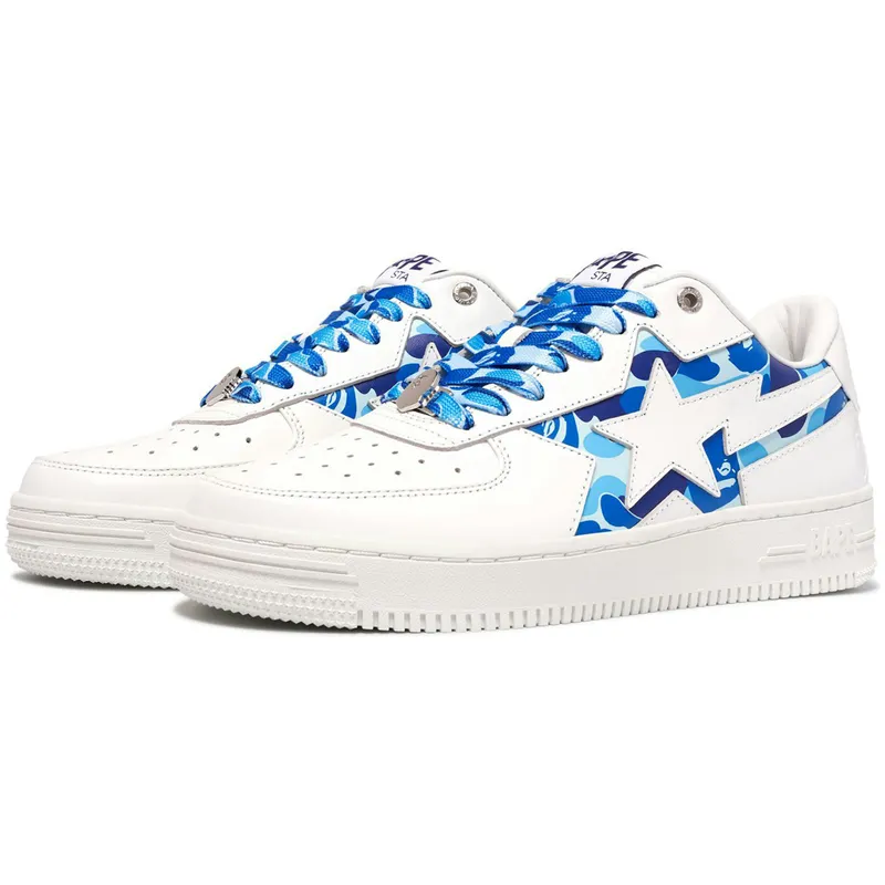A Bathing Ape Bape Sta Icon ABC Camo Blue (1K30-191-307-BLU/1K30-291-307-BLU/001FWK301307M-BLU)