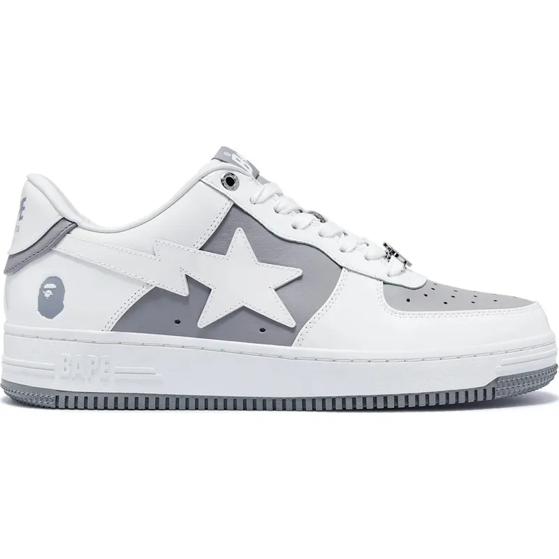 A Bathing Ape Bape Sta Low #6 Gray (1K30-191-328-GRA/001FWK301328M-GRA)
